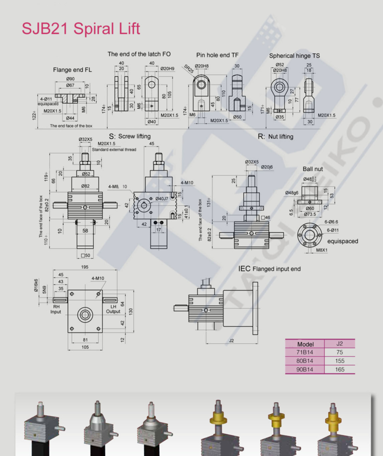 SJB Series Ball Screw Lift